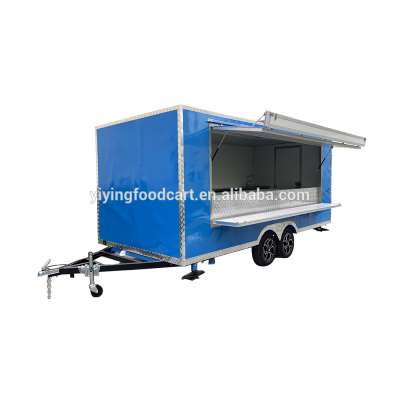 Outdoor Mobile Food Trailer/ Street Mobile Food Cart/ China Factory Mobile Food Truck For Sale