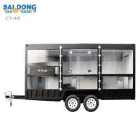 fast food kitchen truck/fast food kitchen equipment fast food restaurant container trailer