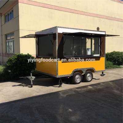 China Hot Selling mobile food cart Best Designed Mobile food truck/Fast FoodTrailer/hot dog cart