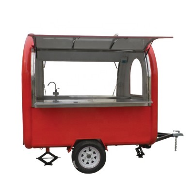 YY-FR220B Customized mobile food truck/electric ice cream food trailer/street hot dog food cart for sale