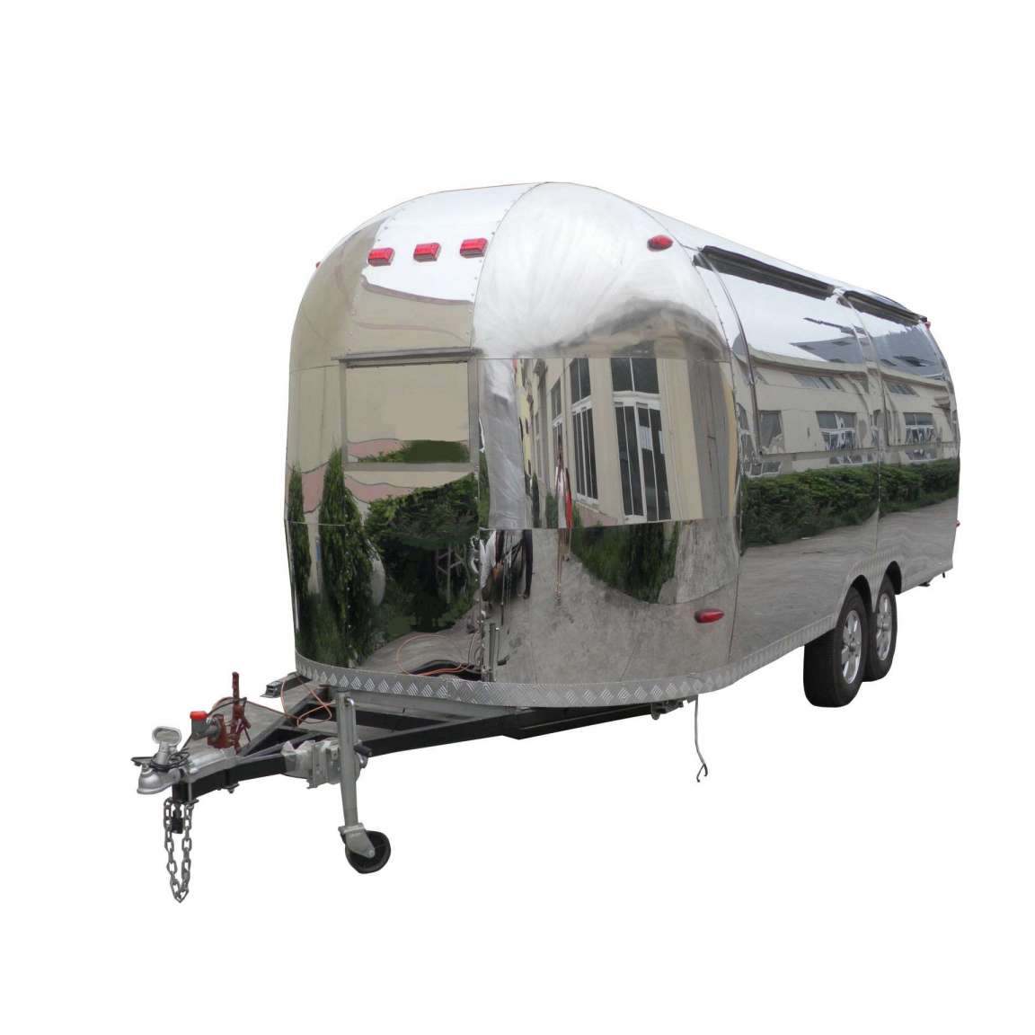 Factory Direct Sale Aluminium Hot Dog Mobile Kitchen Food Trailer Mobile Bar  Ice Cream Truck Fast Food Cart for sale